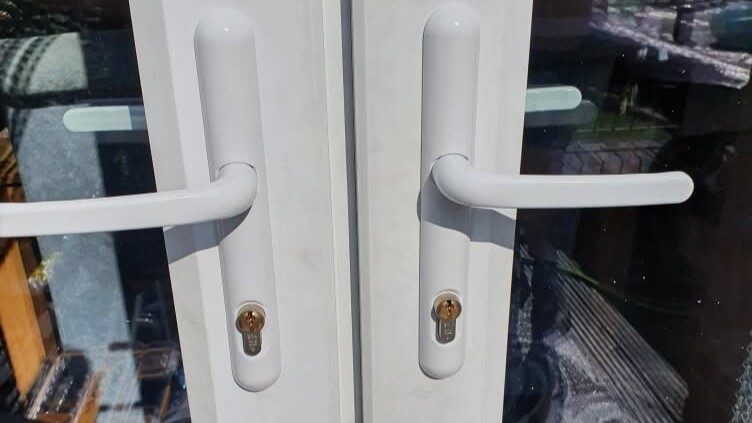 2 Era British Standard 1 star euro locks fitted to white patio doors in Fitton Hill